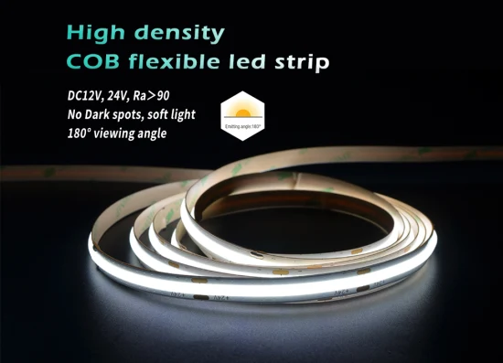 Tira de iluminación LED COB RGB DC24V personalizada para iluminación decorativa